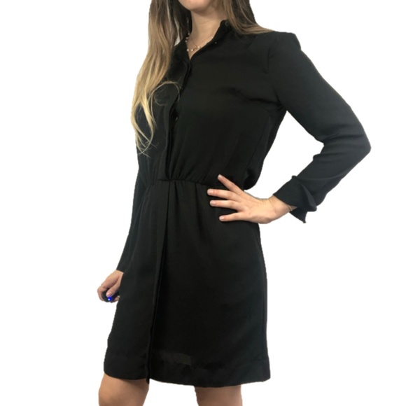 Banana Republic Black Shirt Dress Work 